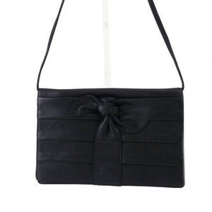 Valentino Garavani Shoulder Bag Tiered Leather Auth USED T20131